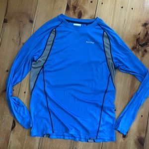 Marmot polyester base layer long sleeve shirt